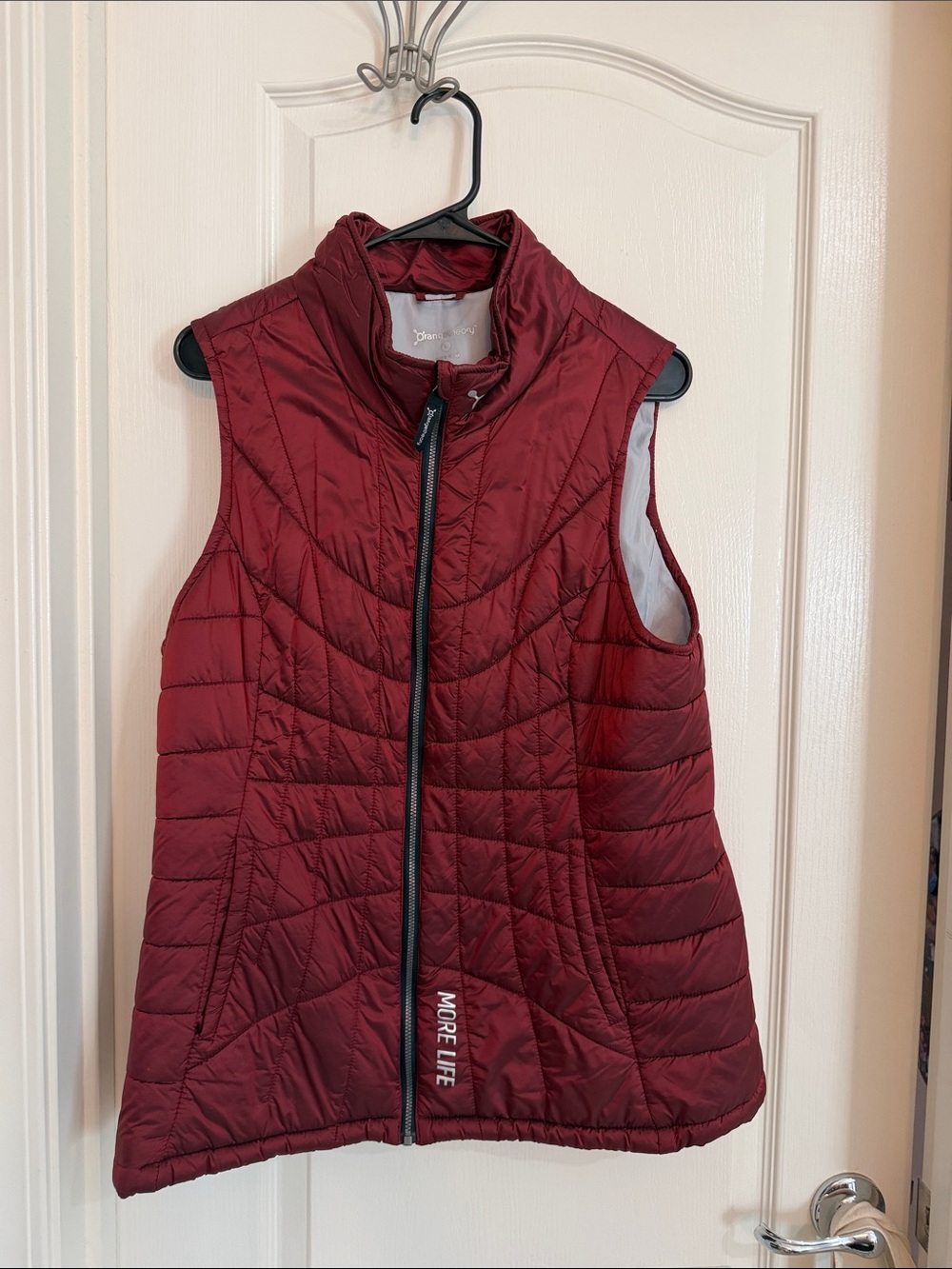 Orangetheory Women's Quilted Burgundy Vest